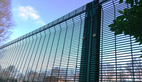 Picture of 2.4m High 358 Prison Mesh System Kit  | Anti Climb | Durable & Attractive Boundaries | Dig In (Inground) | Base Plated