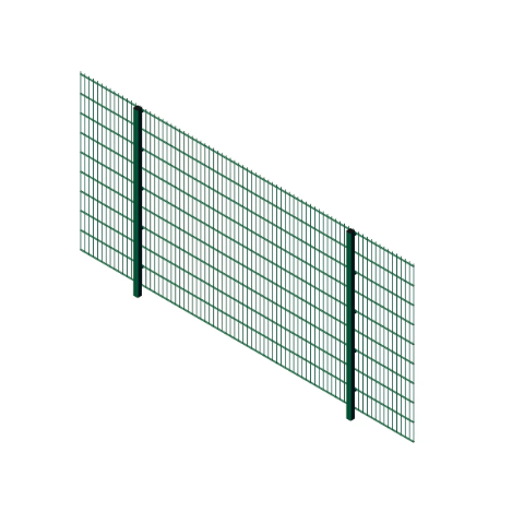 Picture of 2.4m High 656 Twin Wire Mesh Fencing Kit (2.5m) | Anti-Climb, High Security, Durable & Attractive | Dig-In & Base Plated Options