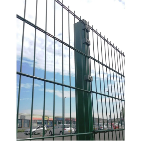 Picture of 2.4m High 656 Twin Wire Mesh Fencing Kit (2.5m) | Anti-Climb, High Security, Durable & Attractive | Dig-In & Base Plated Options