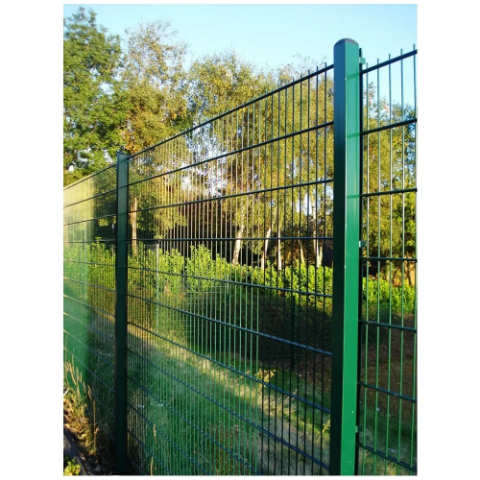 Picture of 2.4m High 656 Twin Wire Mesh Fencing Kit (2.5m) | Anti-Climb, High Security, Durable & Attractive | Dig-In & Base Plated Options